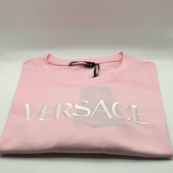 Versace Embroidered Short Sleeve Shirt - Picture 1 of 9
